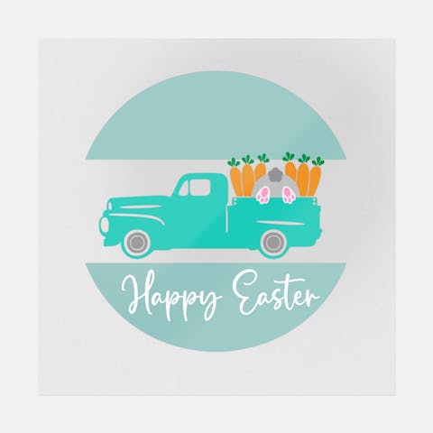 Happy Easter Truck - Ninja Transfers