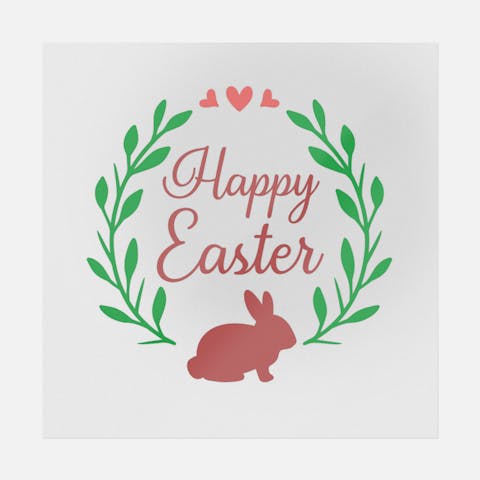 Happy Easter Wood Sign - Ninja Transfers