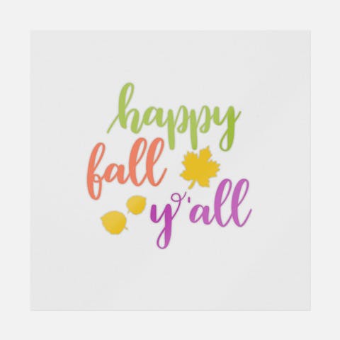 Happy Fall Y'all - Ninja Transfers