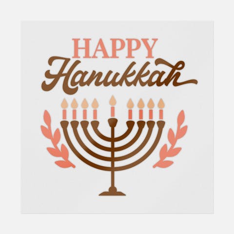 Happy Hanukkah - Ninja Transfers