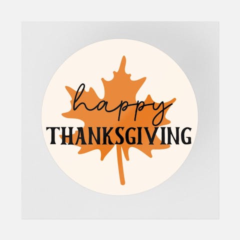 Happy Thanksgiving Maple - Ninja Transfers