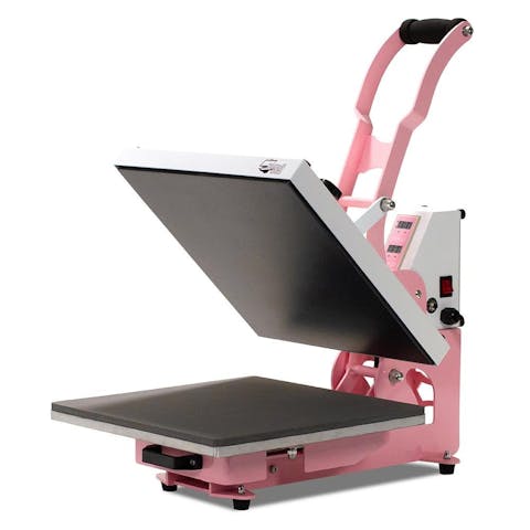 HPN CraftPro 15" x 15" Clamshell Heat Press : Pink
