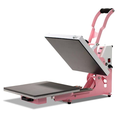 HPN CraftPro 15" x 15" Clamshell Heat Press : Pink