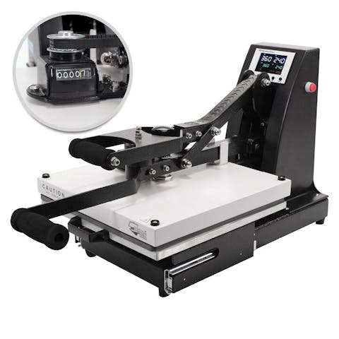 Heat Press Nation Signature PRO 15" x 15" Auto - Open Heat Press with SurePressure - Ninja Transfers