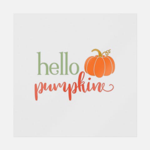 Hello Pumpkin - Ninja Transfers