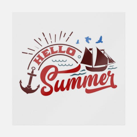 Hello Summer - Ninja Transfers