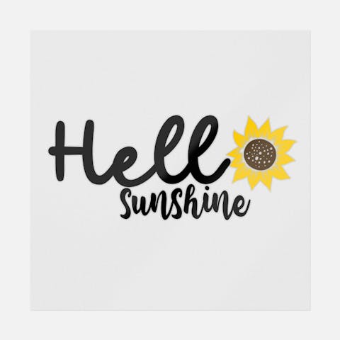 Hello Sun - Ninja Transfers