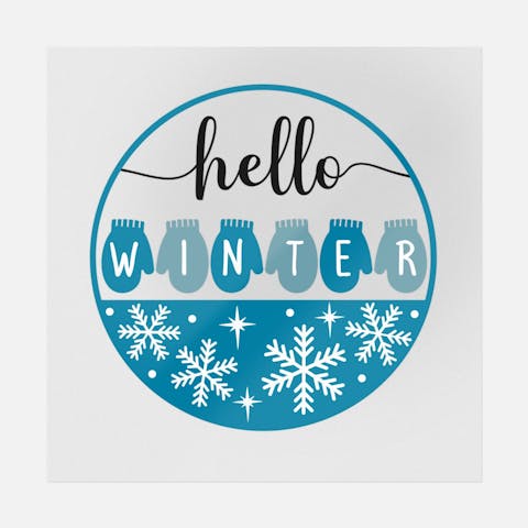 Hello Winter - Ninja Transfers