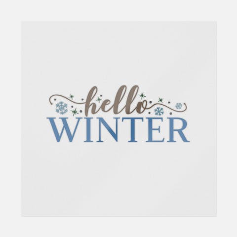Hello Winter - Ninja Transfers