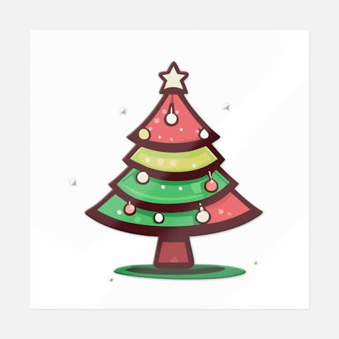 Holiday Christmas Tree - Ninja Transfers