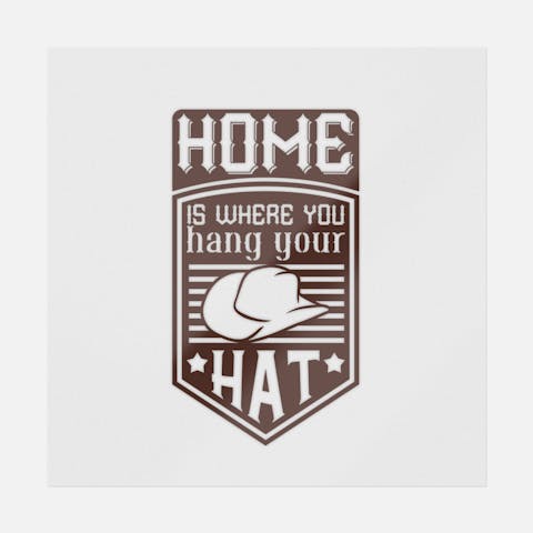 Home Is Where You Hang Your Hat - Ninja Transfers