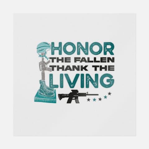 Honor The Fallen Thank The Living - Ninja Transfers