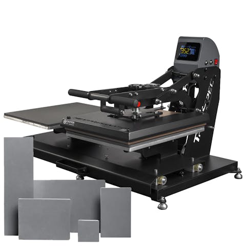 HPN TrueSpec 16" x 20" Double Station Auto-Open Hybrid Heat Press with Platens