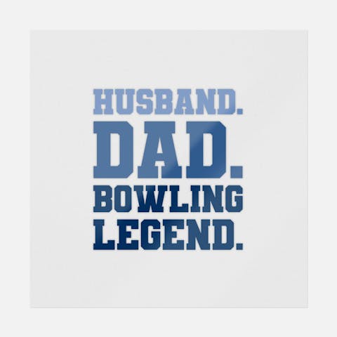 Husband Dad Bowling Legend - Ninja Transfers