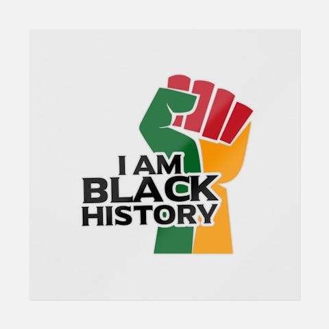 I Am Black History Hand - Ninja Transfers