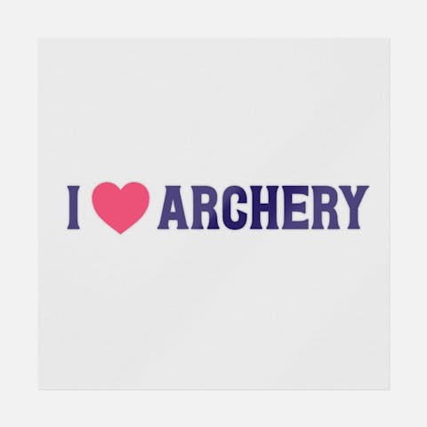 I Heart Archery - Ninja Transfers