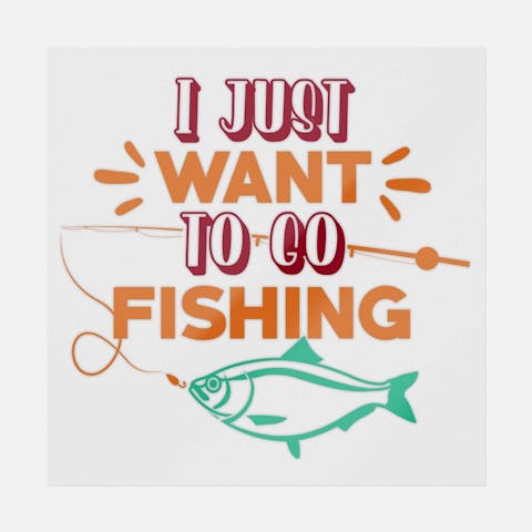 I Just Want To Go Fishing - Ninja Transfers
