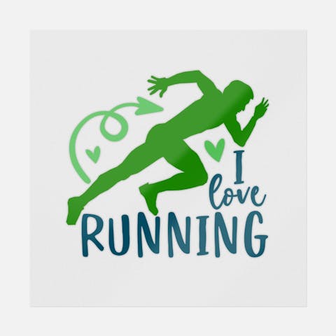 I Love Running - Ninja Transfers