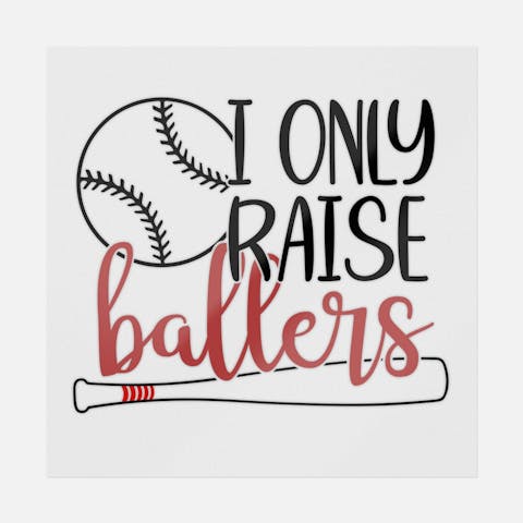 I Only Raise Ballers - Ninja Transfers