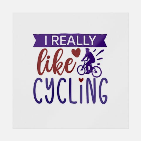 I Really Like Cycling - Ninja Transfers