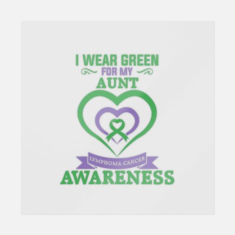 I Wear Green For My Aunt - Ninja Transfers
