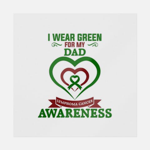 I Wear Green For My Dad - Ninja Transfers