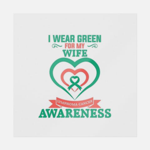 I Wear Green For My Wife - Ninja Transfers