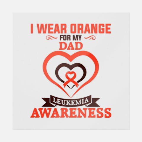I Wear Orange For My Dad - Ninja Transfers