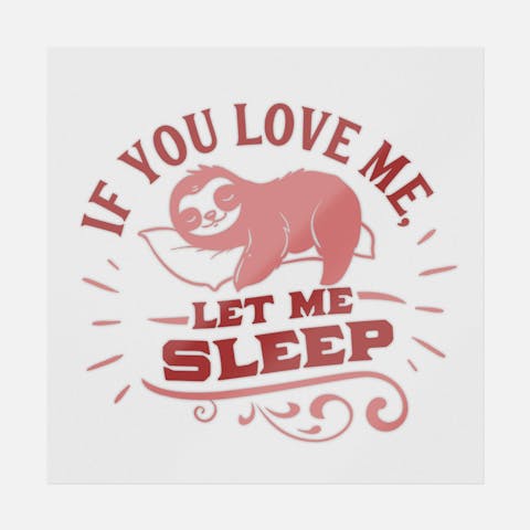 If You Love Me Let Me Sleep - Ninja Transfers