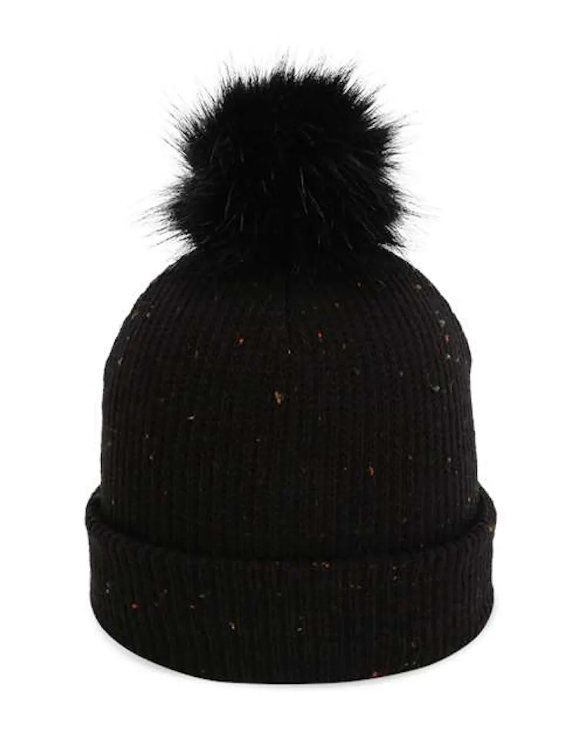 Imperial 6014 The Montage Pom Cuffed Beanie - Ninja Transfers