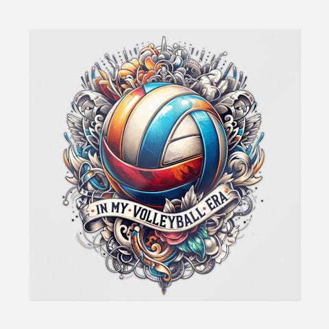 In My Volleyball Era Tattoo - Ninja Transfers