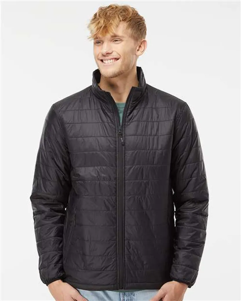 Independent Trading Co. EXP100PFZ Puffer Jacket - Ninja Transfers