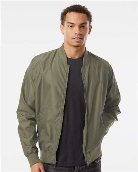 Independent Trading Co. EXP52BMR Lightweight Bomber Jacket - Ninja Transfers