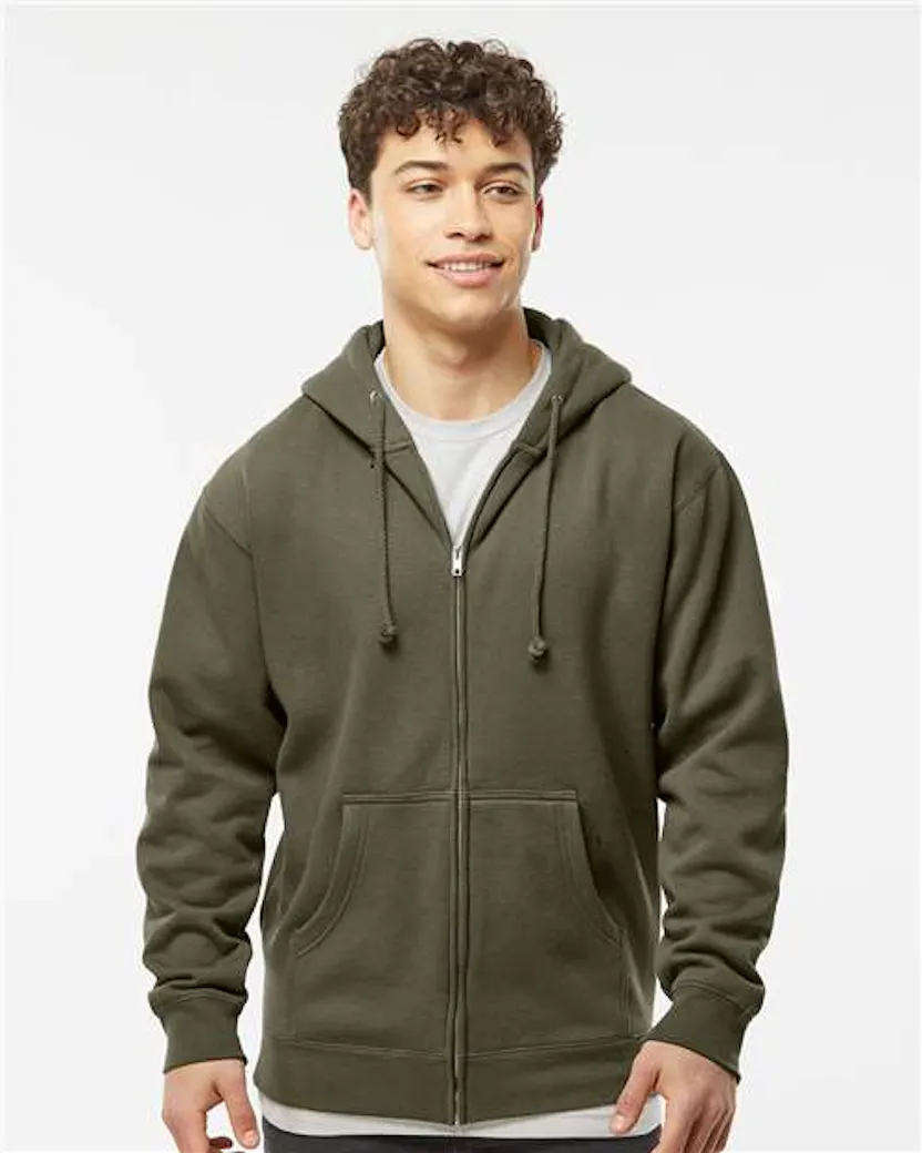 Independent Trading Co. IND4000Z Heavyweight Full - Zip Hooded Sweatshirt - Ninja Transfers