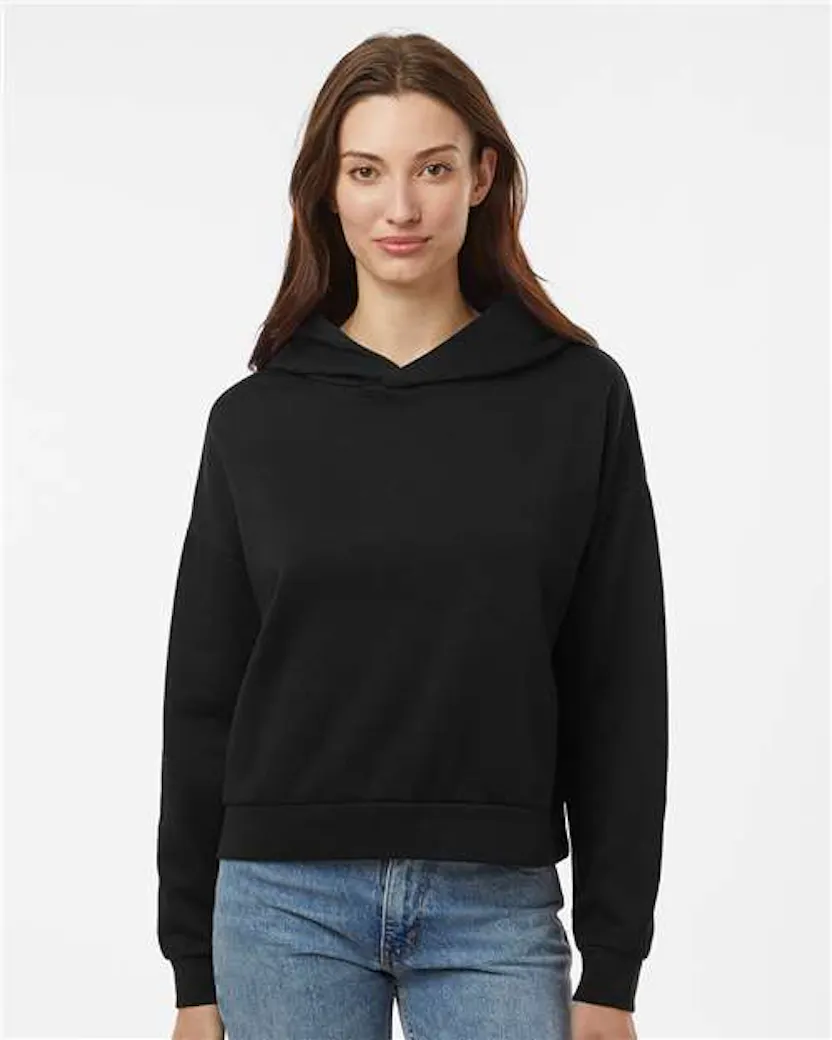Independent Trading Co. PRM2600 Women's California Wave Wash Sunday Hooded Sweatshirt - Ninja Transfers