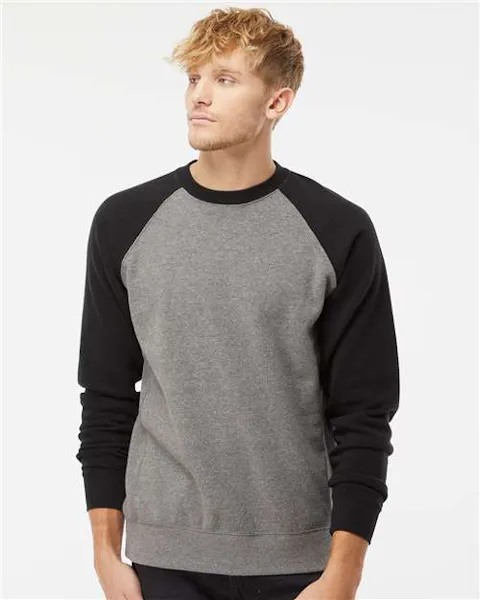 Independent Trading Co. PRM30SBC Special Blend Crewneck Raglan Sweatshirt - Ninja Transfers
