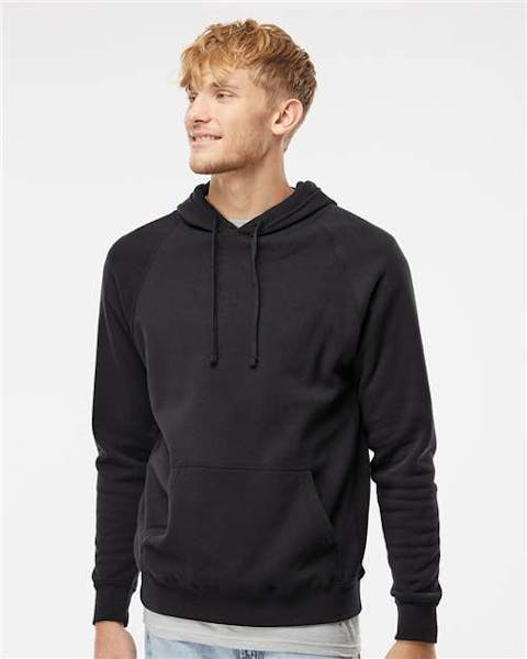 Independent Trading Co. PRM33SBP Special Blend Raglan Hooded Sweatshirt - Ninja Transfers
