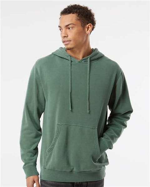 Independent Trading Co. PRM4500 Midweight Pigment - Dyed Hooded Sweatshirt - Ninja Transfers