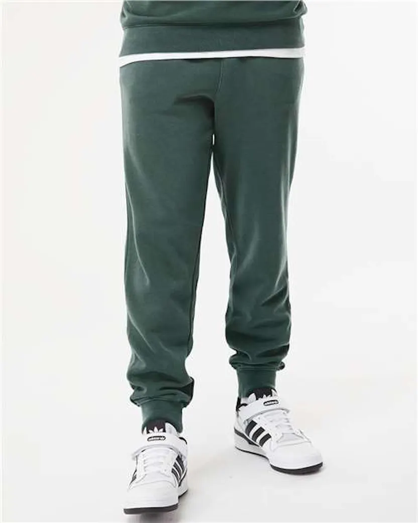 Independent Trading Co. PRM50PTPD Pigment - Dyed Fleece Pants - Ninja Transfers