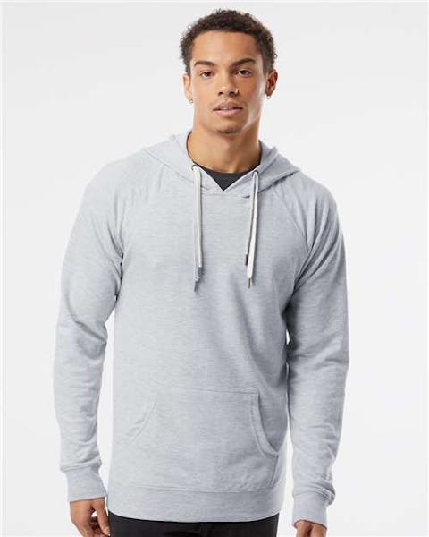 Independent Trading Co. SS1000 Icon Lightweight Loopback Terry Hooded Sweatshirt - Ninja Transfers