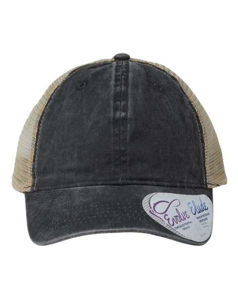 Infinity Her TESS Women's Washed Mesh - Back Cap - Ninja Transfers