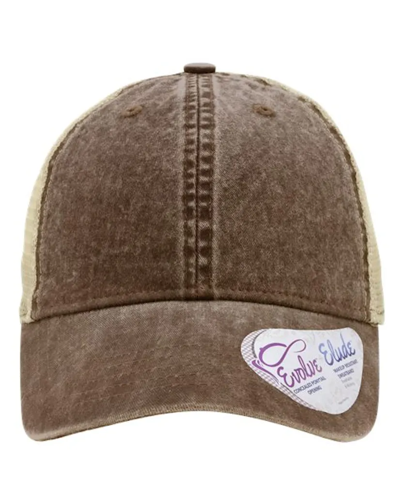 Infinity Her TESS Women's Washed Mesh - Back Cap - Ninja Transfers