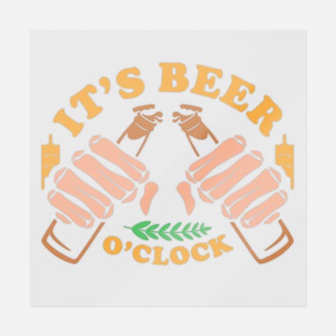 It's Beer O'Clock - Ninja Transfers