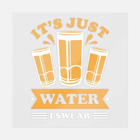 It's Just Water I Swear - Ninja Transfers