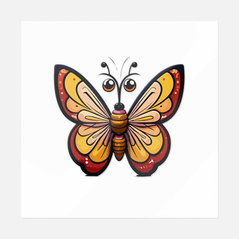 Itty Bitty Flutter Butterfly - Ninja Transfers