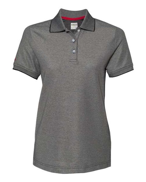 IZOD 13GK462 Women's Advantage Performance Polo - Ninja Transfers