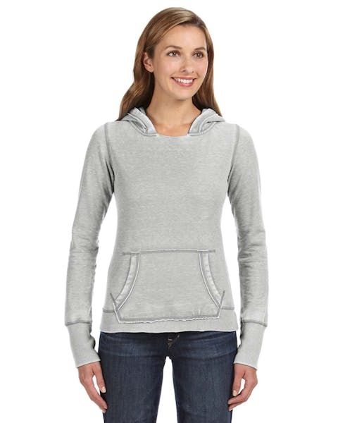 J America JA8912 Ladies' Zen Pullover Fleece Hooded Sweatshirt