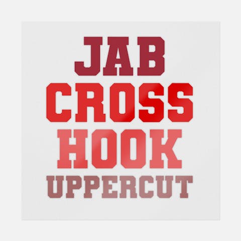 Jab Cross Hook Uppercut - Ninja Transfers