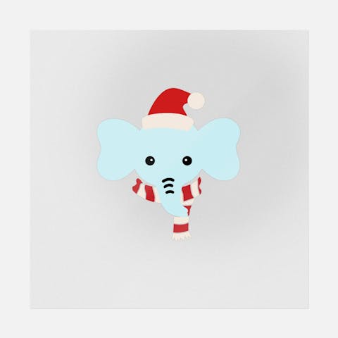 Jolly Elephant - Ninja Transfers