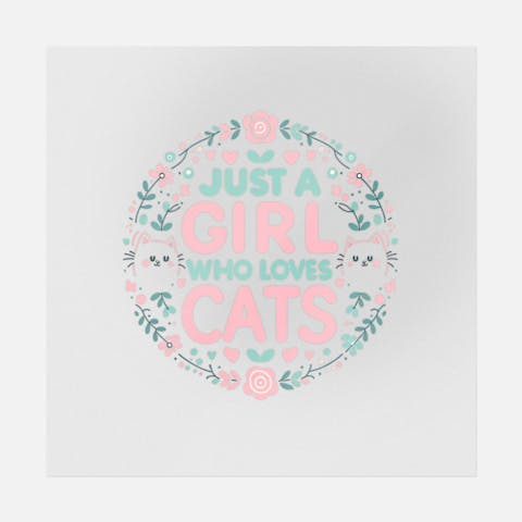Just A Girl Who Loves Cats - Ninja Transfers